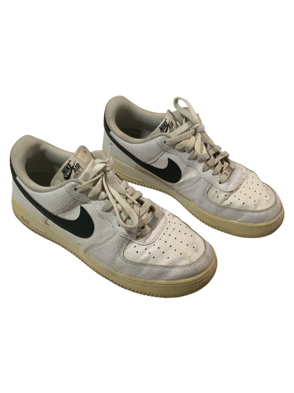 Nike Air Force 1 Low Top ’07 Men’s White and Black Sneakers